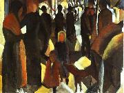 August Macke Leave Taking oil painting reproduction